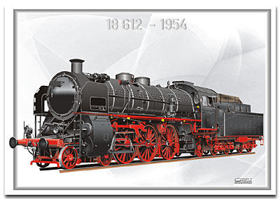 Dampflokomotive 18 612