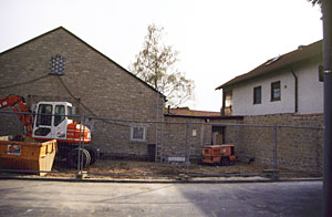 Beginn der Bauarbeiten, April 2001