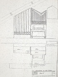 Bauplan der Orgel