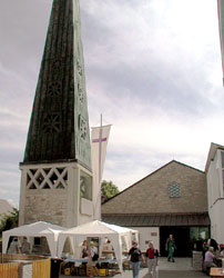 Pavillons am Kirchturm