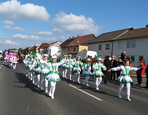 Minigarde der Bercher Mee-Elf